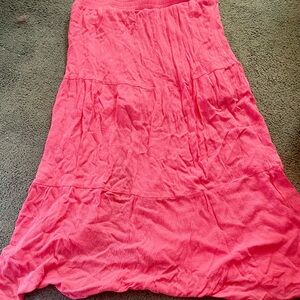 Nine West Vibrant Pink A-Line Skirt